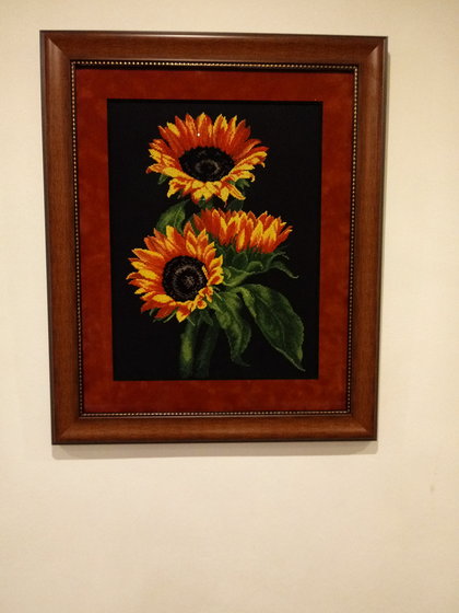 Работа «Подсолнухи»