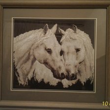Работа «Пара лошадей»