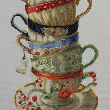 Работа «Элегантные кофейные чашки»