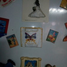 Работа «Вышивка магнит: Бабочка»