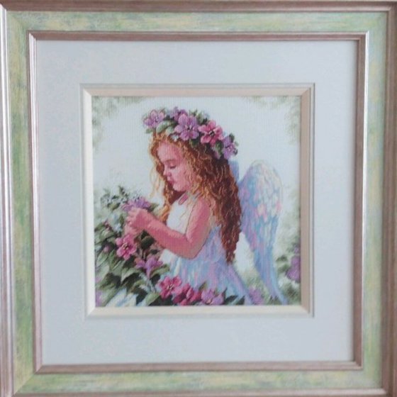 Работа «Цветочный ангел»