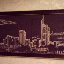 Работа «Ночной город»