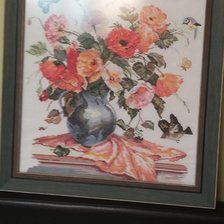 Работа «Нежные маки»