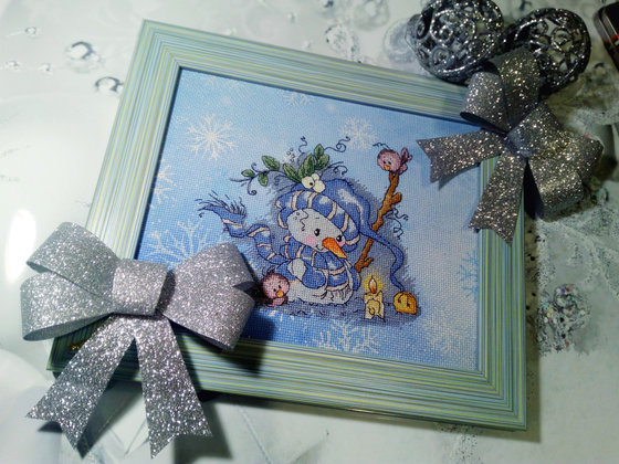 Работа «Снеговичок»