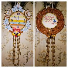 Работа «Волшебные часы в садик. Часы вышиты крестиком»