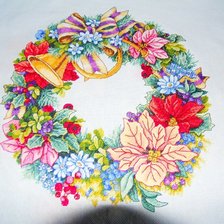 Работа «Christmas wreath»