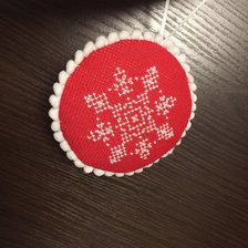 Работа «Снежинка на елку»