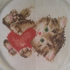 Работа «Любимый котенок»