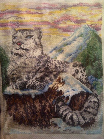 Работа «Снежный барс»