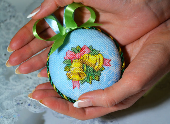 Работа «елочные игрушки ручной работы»