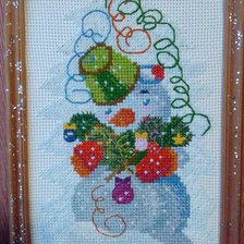 Работа «Снеговик в детский сад.»