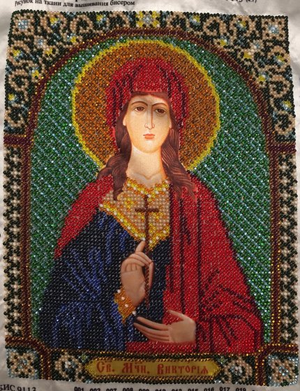 Работа «Икона Святая Мученица Виктория»