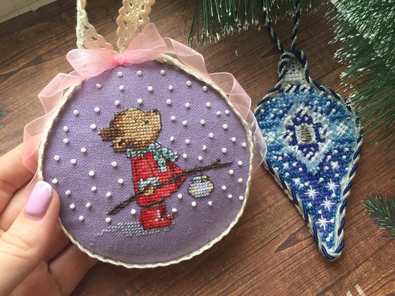 Работа «Новогодние игрушки на елку»