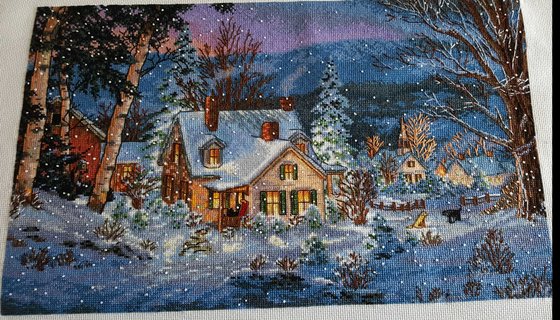 Работа «Зимняя ночь»