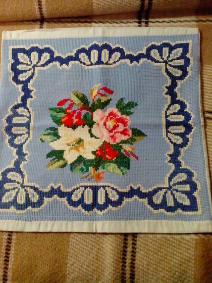 Работа «30 лет назад - подушка»