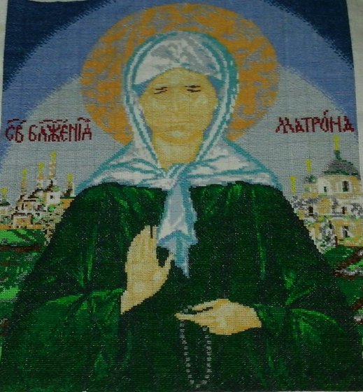 Работа «Икона Св. Блаженной Матроны Московской»