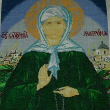 Работа «Икона Св. Блаженной Матроны Московской»