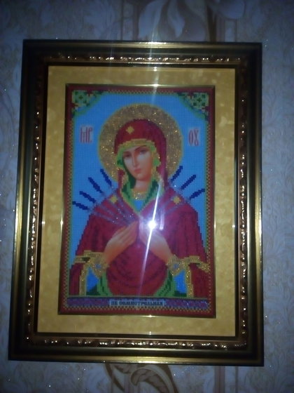 Работа «икона семистрельница»