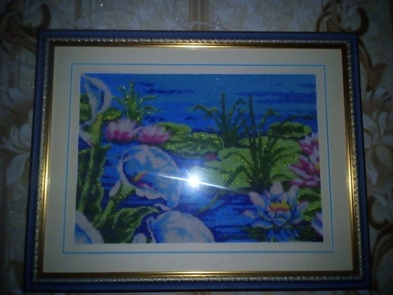 Работа «водяная лилия»