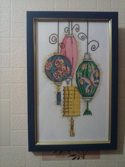 Работа «Китайские фонарики»