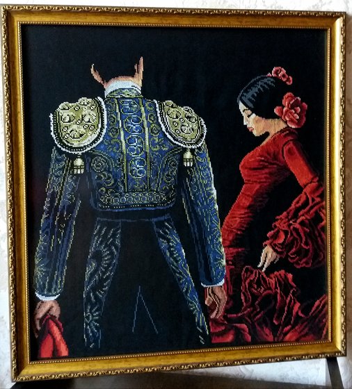 Работа «Танец страсти от Ланарте в оформлении»