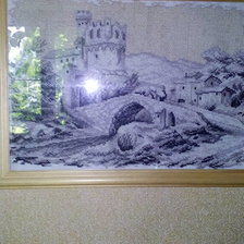 Работа «замок монохром»