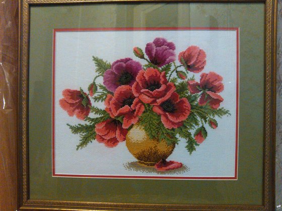 Работа «Букет маков»