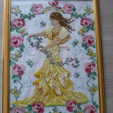 Работа «Девушка Весна»