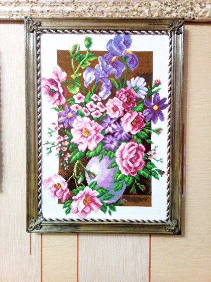 Работа «Ваза с цветами»