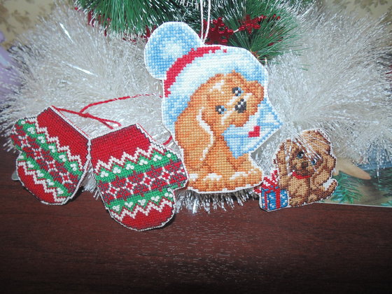 Работа «Новогодние игрушки»