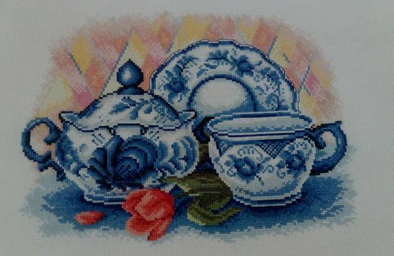 Работа «Гжель»