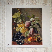 Работа «Натюрморт "Виноград и сливы"»