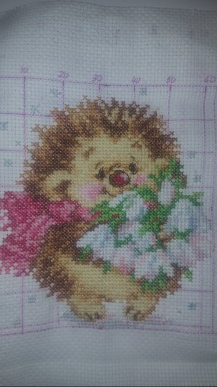 Работа «Весенний ёжик»