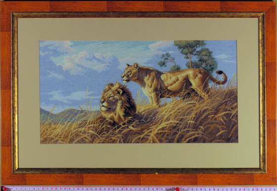 Работа «Львиное семейство»