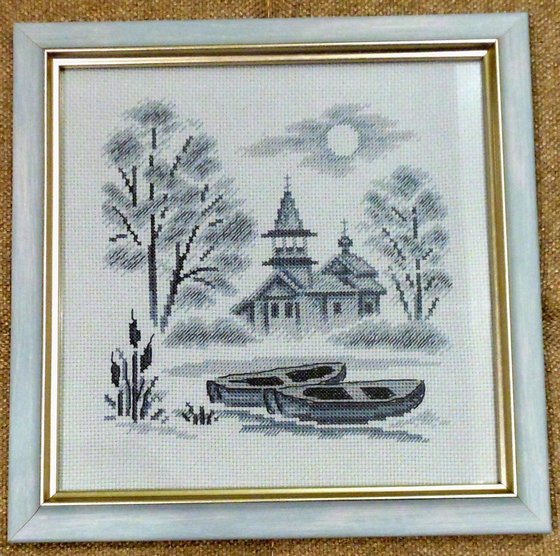 Работа «Туман над рекой.»