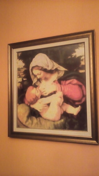 Работа «Matka Boża Karmiąca»