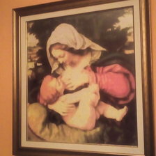 Работа «Matka Boża Karmiąca»