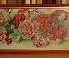 Работа «Алмазная вышивка "Розы"»