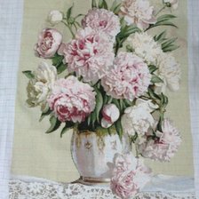 Работа «пионы Мадам Ренью»