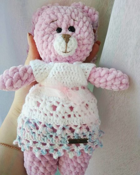 Работа «Зайка из Плюша крючком»