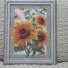 Работа «Матрёнин посад. рисунок на канве (проба пера)»