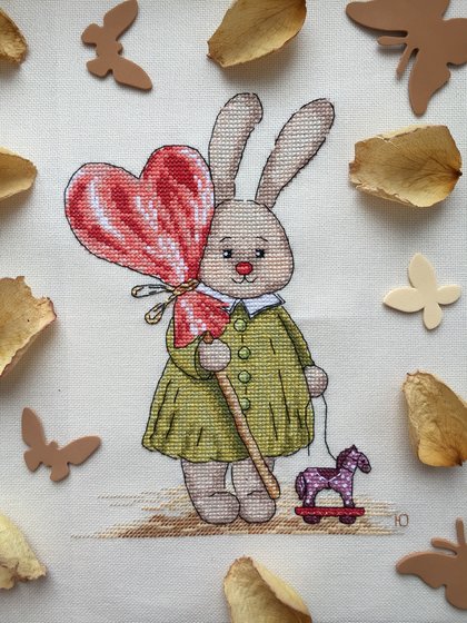 Работа «Зайка с Леденцом "Анастасия Еремеева"»