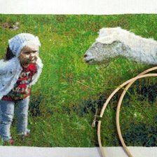 Работа «Крошка Ди и коза Манька»