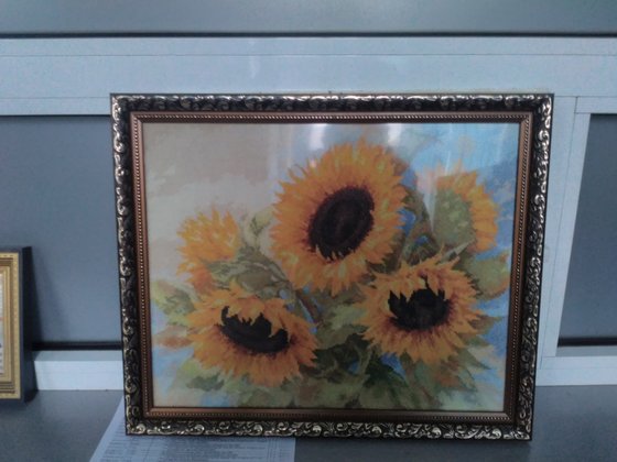 Работа «подсолнухи»