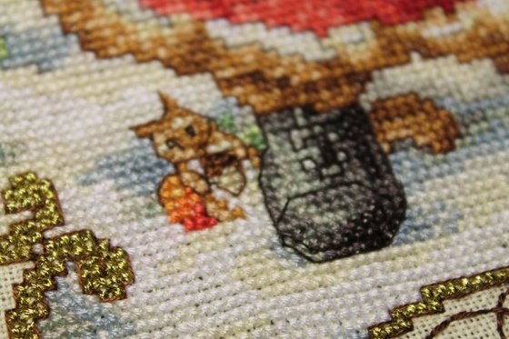 Работа «Дед Мороз(детали)»