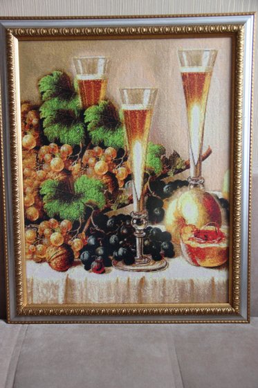 Работа «шампанское  и виноград»