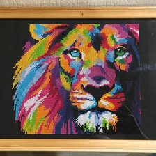 Работа «Цветной Лев»