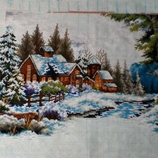 Работа «Зимний пейзаж»