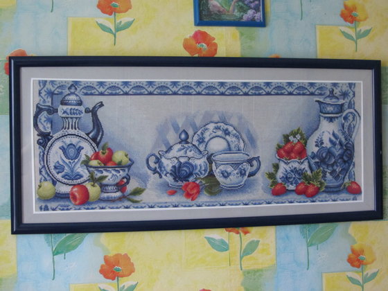 Работа «Любимая Гжель»