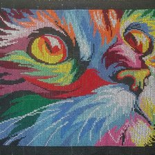 Работа «радужный кот»